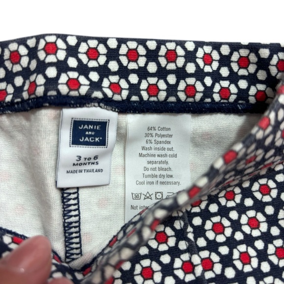 Janie and Jack Winter Bundle Lot 3-6 Mo Pink Velvet Romper and Leggings - Picture 3 of 10